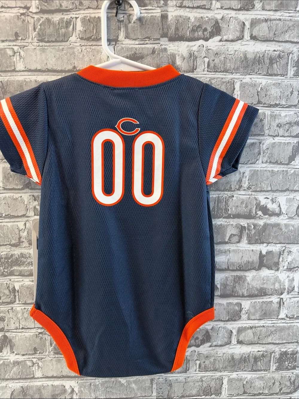 NWT NFL Chicago Bears Infant Bodysuit in Navy and‎ Orange